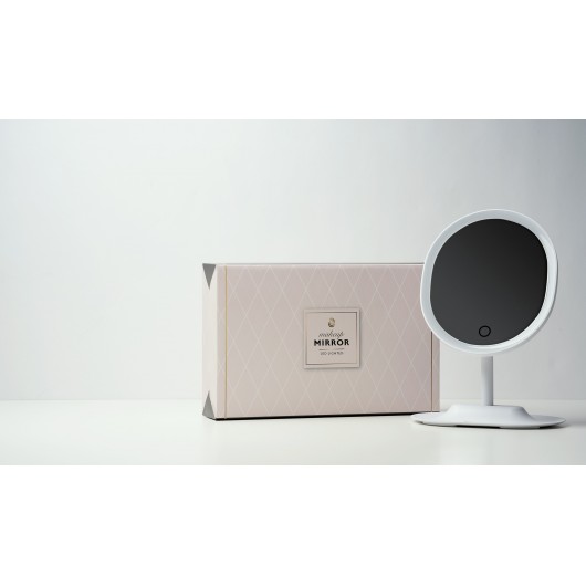 Lusterko do makijażu Humanas HS-ML03 z podświetleniem LED - białe