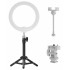 Lampa pierścieniowa LED Newell RL-10A Arctic White + statyw