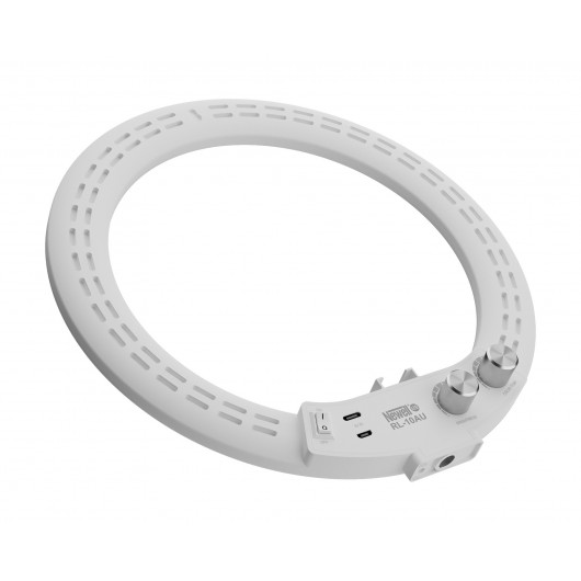 Lampa pierścieniowa LED Newell RL-10A Arctic White + statyw