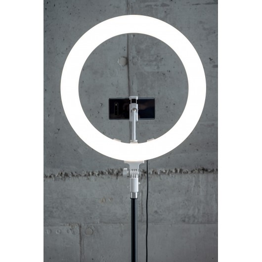 Lampa pierścieniowa LED Newell RL-18A - WB (3200 K - 5500 K) - Arctic White