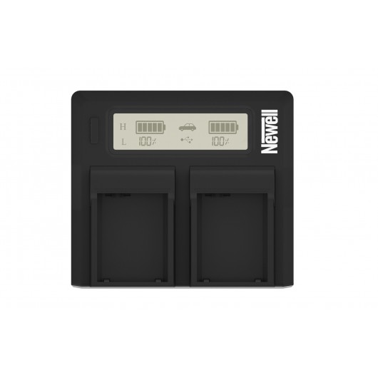 Ładowarka dwukanałowa Newell DC-LCD do akumulatorów DMW-BLF19E