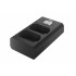 Ładowarka dwukanałowa Newell DL-USB-C do akumulatorów NP-FZ100