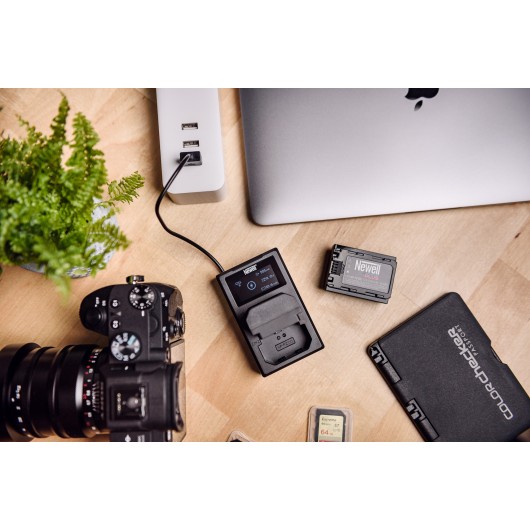 Ładowarka dwukanałowa Newell FDL-USB-C do akumulatorów EN-EL15