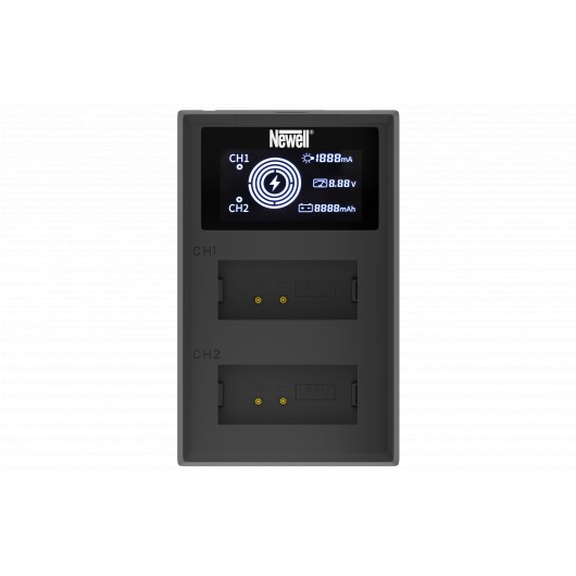 Ładowarka dwukanałowa Newell FDL-USB-C do akumulatorów LP-E12