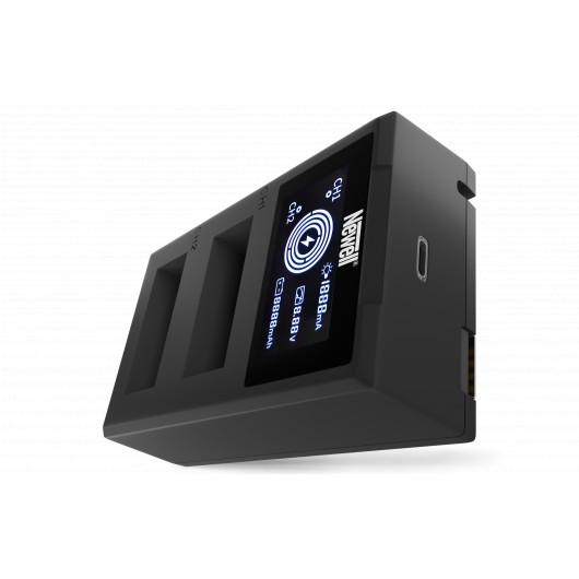 Ładowarka dwukanałowa Newell FDL-USB-C do akumulatorów LP-E12