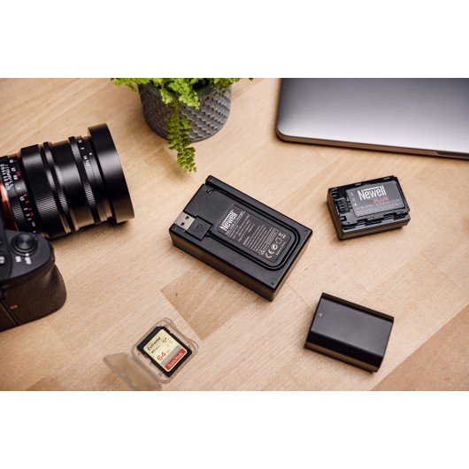 Ładowarka dwukanałowa Newell FDL-USB-C do akumulatorów LP-E6