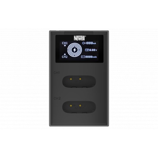 Ładowarka dwukanałowa Newell FDL-USB-C do akumulatorów NP-BX1