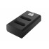 Ładowarka dwukanałowa Newell DL-USB-C do akumulatorów EN-EL23