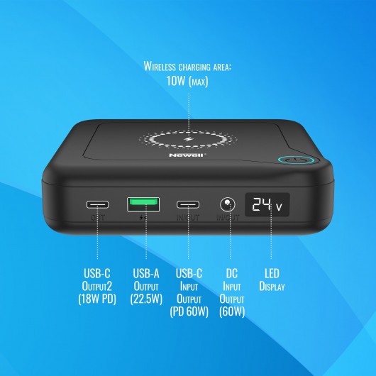 Power Bank Newell GP12 24000 mAh PD 60 W