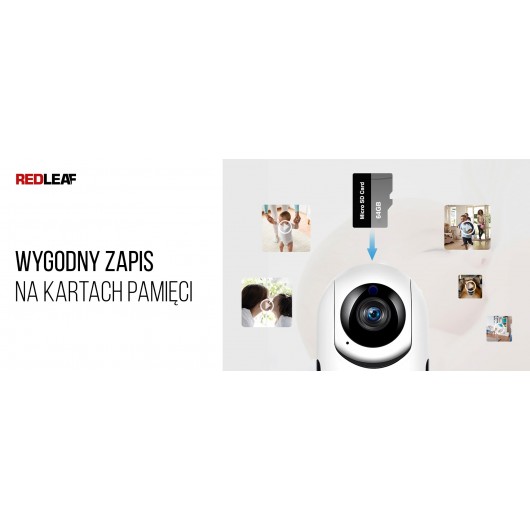 Kamera WiFi do monitoringu domu Redleaf IP Home Cam 100