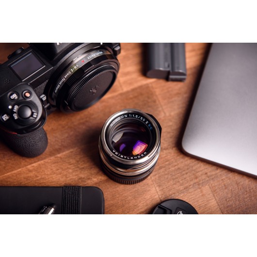 Obiektyw Voigtlander Nokton II 50 mm f/1,5 do Leica M - MC, niklowy