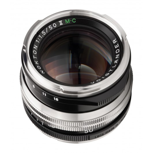 Obiektyw Voigtlander Nokton II 50 mm f/1,5 do Leica M - MC, niklowy