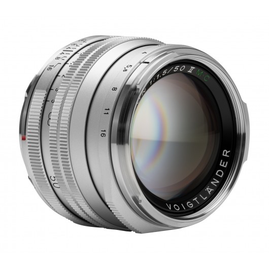 Obiektyw Voigtlander Nokton II 50 mm f/1,5 do Leica M - MC, srebrny