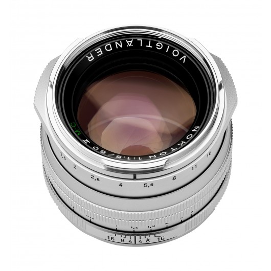 Obiektyw Voigtlander Nokton II 50 mm f/1,5 do Leica M - MC, srebrny