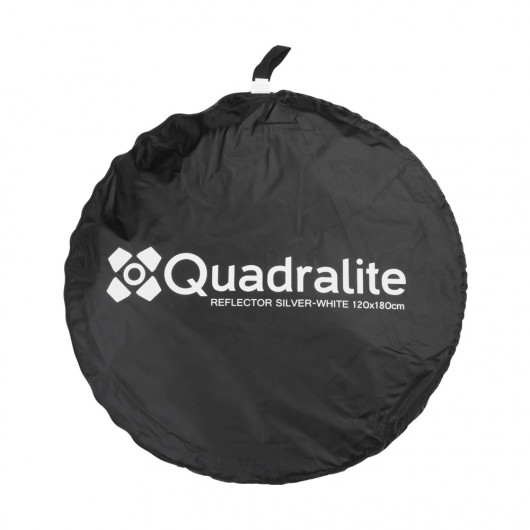 Quadralite Blenda srebrno-biała 120x180cm