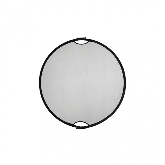 Quadralite Blenda z uchwytem srebrno-biała 110 cm