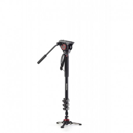 Manfrotto Monopod video 4 sekc z głowicą wideo (500PLONG)