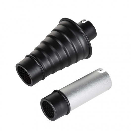 Quadralite Reporter snoot i grid