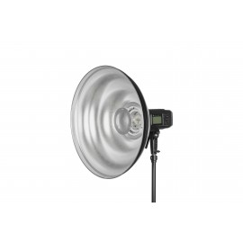 Quadralite Wave Beauty Dish srebrny 55