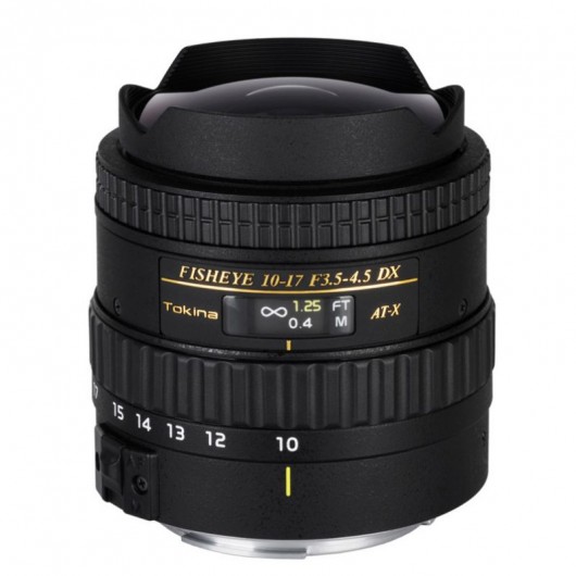 Obiektyw Tokina AT-X 10-17 F3.5-4.5 DX Fisheye Nikon　