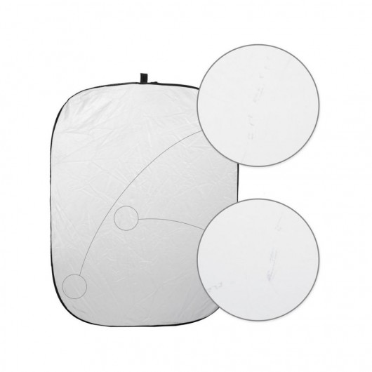 Quadralite Blenda srebrno-biała 120x180cm GATUNEK II