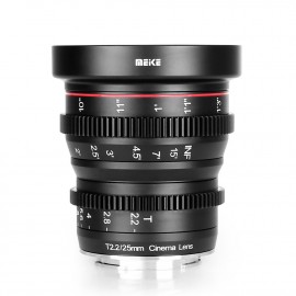 Obiektyw Meike MK-25mm T2,2 Cine Sony E APSC