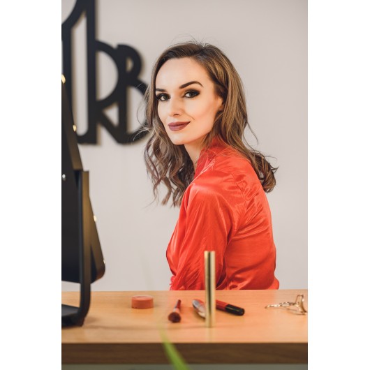 Lustro do makijażu Humanas HS-HM01 z oświetleniem LED - białe