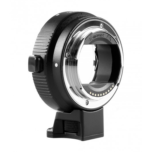 Adapter bagnetowy Commlite CoMix CM-EF-NEX - Canon EF / Sony E, czarny