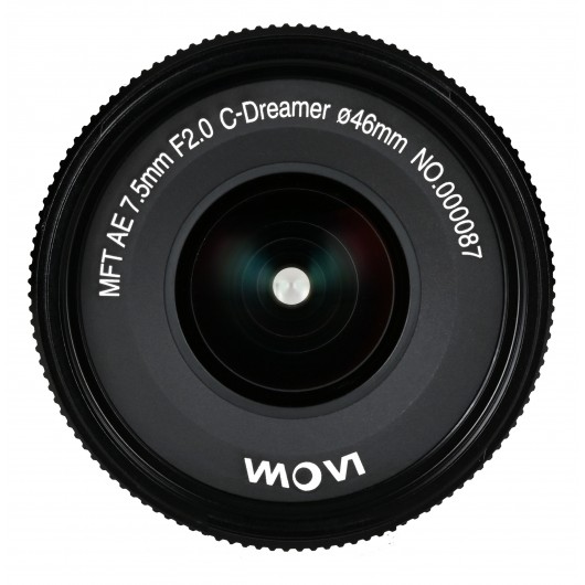 Obiektyw Venus Optics Laowa C-Dreamer 7,5 mm f/2,0 AE z automatyczną przysłoną do Micro 4/3