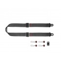 Pasek na szyję lub ramię SLIDE LITE BLACK v3 czarny do lekkich aparatów