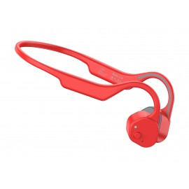 Słuchawki bezprzewodowe z technologią przewodnictwa kostnego Vidonn F3 - czerwone