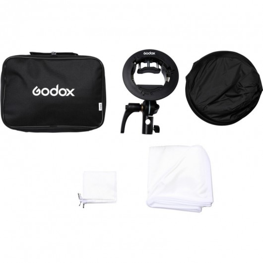 Godox SGUV6060 S2 type bracket+60*60cm softbox+bag