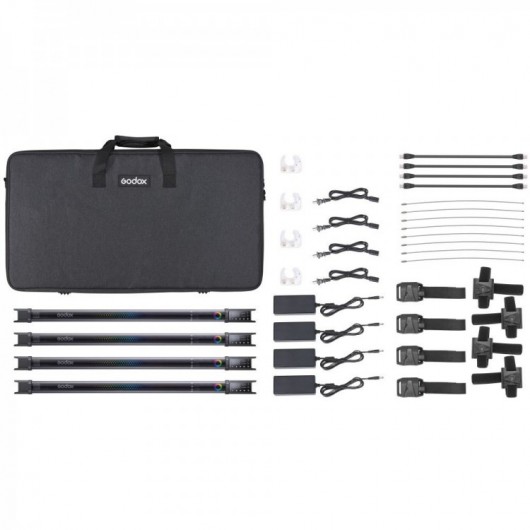Godox TL60 Tube LED Light zestaw x4