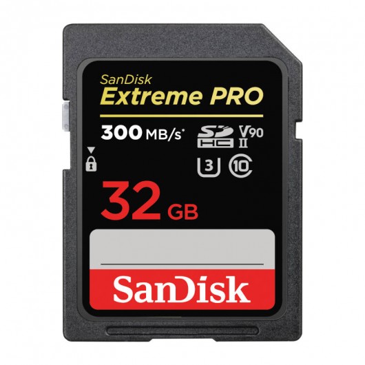 KARTA SANDISK EXTREME PRO SDHC 32GB - 300MB/s V90 UHS-II