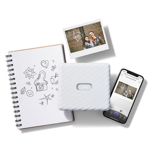 Drukarka Fujifilm Instax Link Wide - popielato biały