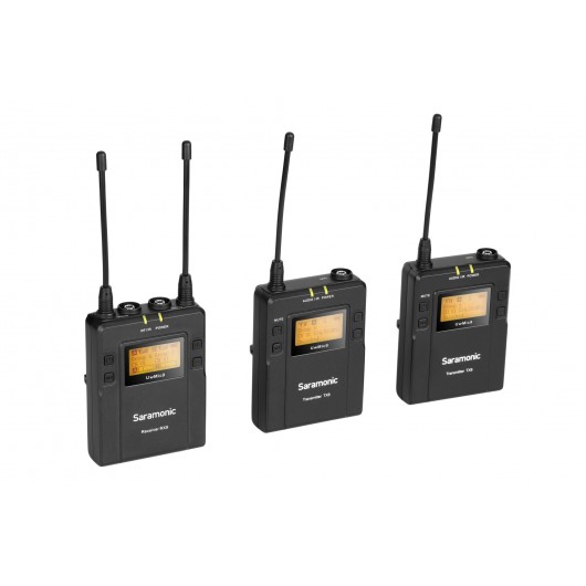 Zestaw do bezprzewodowej transmisji dźwięku Saramonic UwMic9 Kit 2 (RX9 + TX9 + TX9)