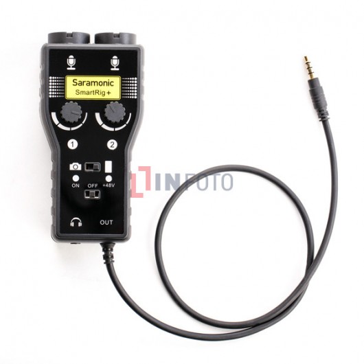 Adapter audio Saramonic SmartRig+ ze złączem mini Jack - dwukanałowy