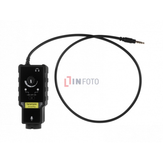 Adapter audio Saramonic SmartRig II ze złaczem mini Jack - jednokanałowy