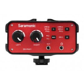 Adapter audio Saramonic SR-PAX1 - dwukanałowy aktywny 2