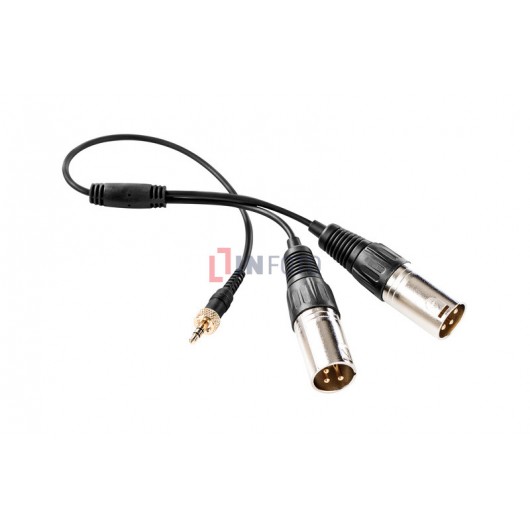 Rozgałęźnik audio Saramonic SR-UM10-CC1 - mini Jack / 2 x XLR