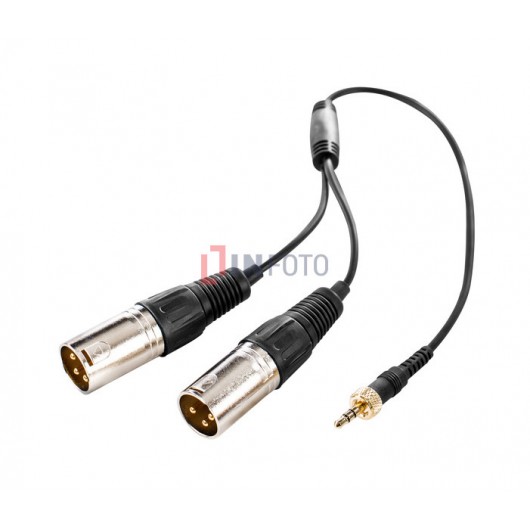 Rozgałęźnik audio Saramonic SR-UM10-CC1 - mini Jack / 2 x XLR