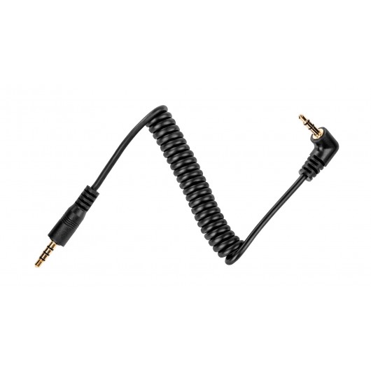 Kabel audio Saramonic SR-PMC2 - mini Jack TRRS / mini Jack TRS kątowy