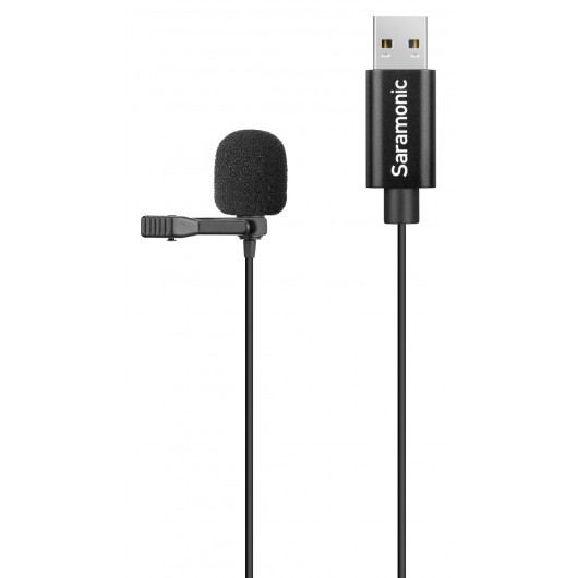 Mikrofon krawatowy Saramonic SR-ULM10 ze złączem USB