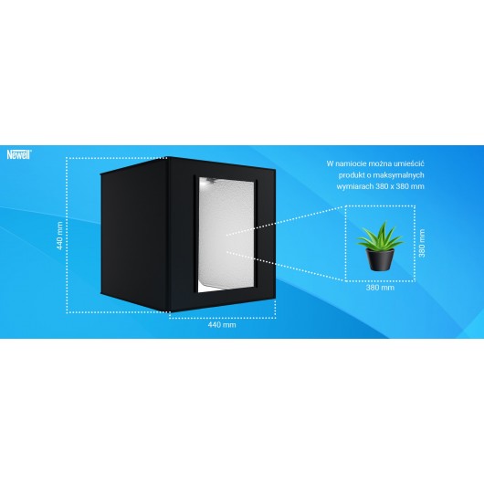 Namiot bezcieniowy Newell M40 II do fotografii produktowej