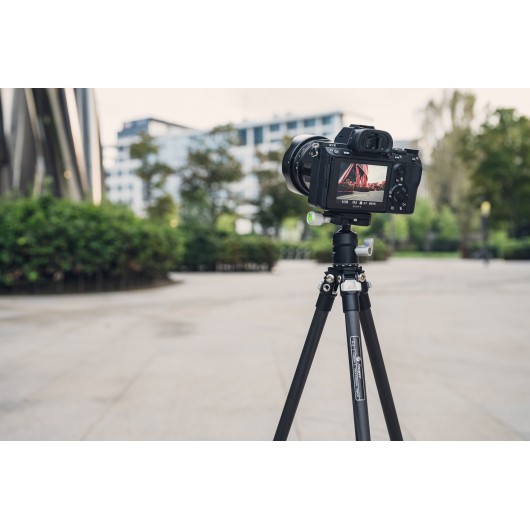 Statyw Fotopro P-2 z głowicą kulową P-2S - czarny