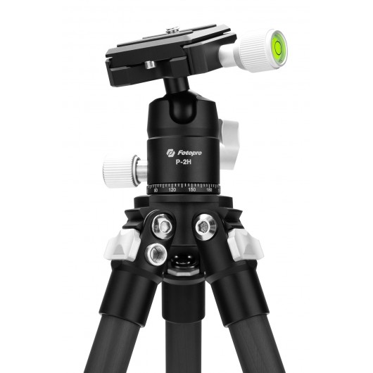 Statyw Fotopro P-2 z głowicą kulową P-2S - czarny
