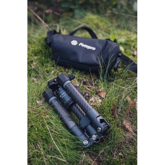 Statyw Fotopro X-Aircross mini C - pomarańczowy