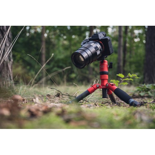 Statyw Fotopro X-Aircross mini C - pomarańczowy