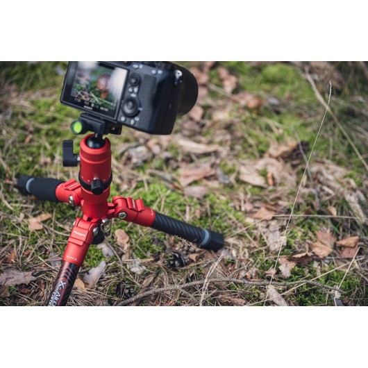 Statyw Fotopro X-Aircross mini C - pomarańczowy