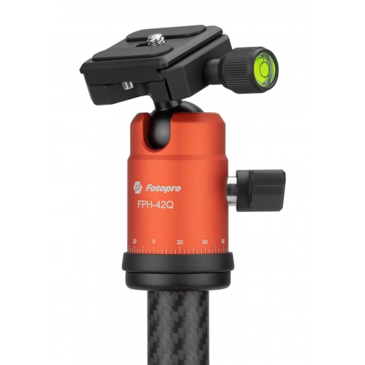 Statyw Fotopro X-Aircross mini C - pomarańczowy